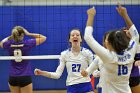 Volleyball vs Emerson  Wheaton College Women's Volleyball vs Emerson College. - Photo by Keith Nordstrom : Wheaton, Volleyball, VB2019